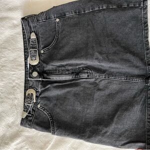 Black Women's Jean Skirt